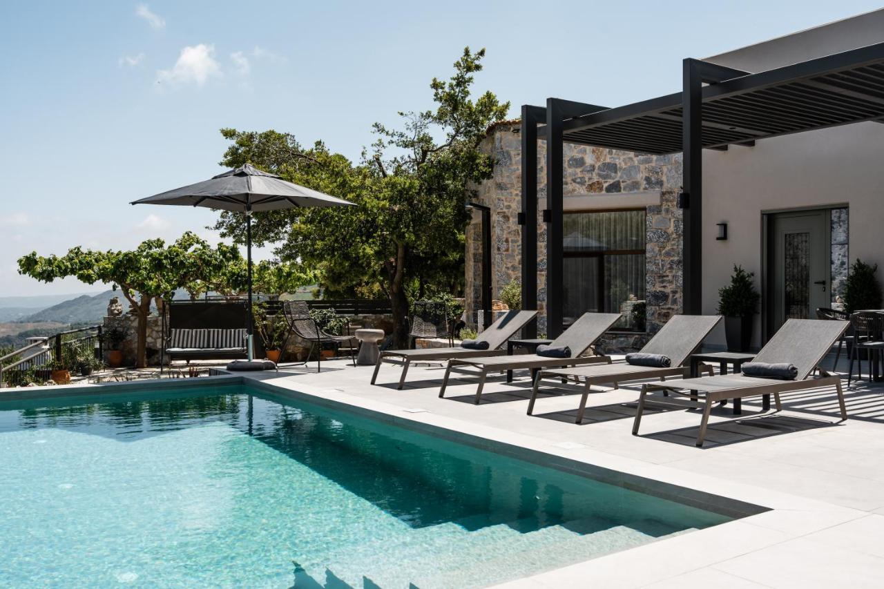 Eumelia Iconic Villa, With Heated Pool & Whirlpool, By Thinkvilla Asi Gonia Exterior photo