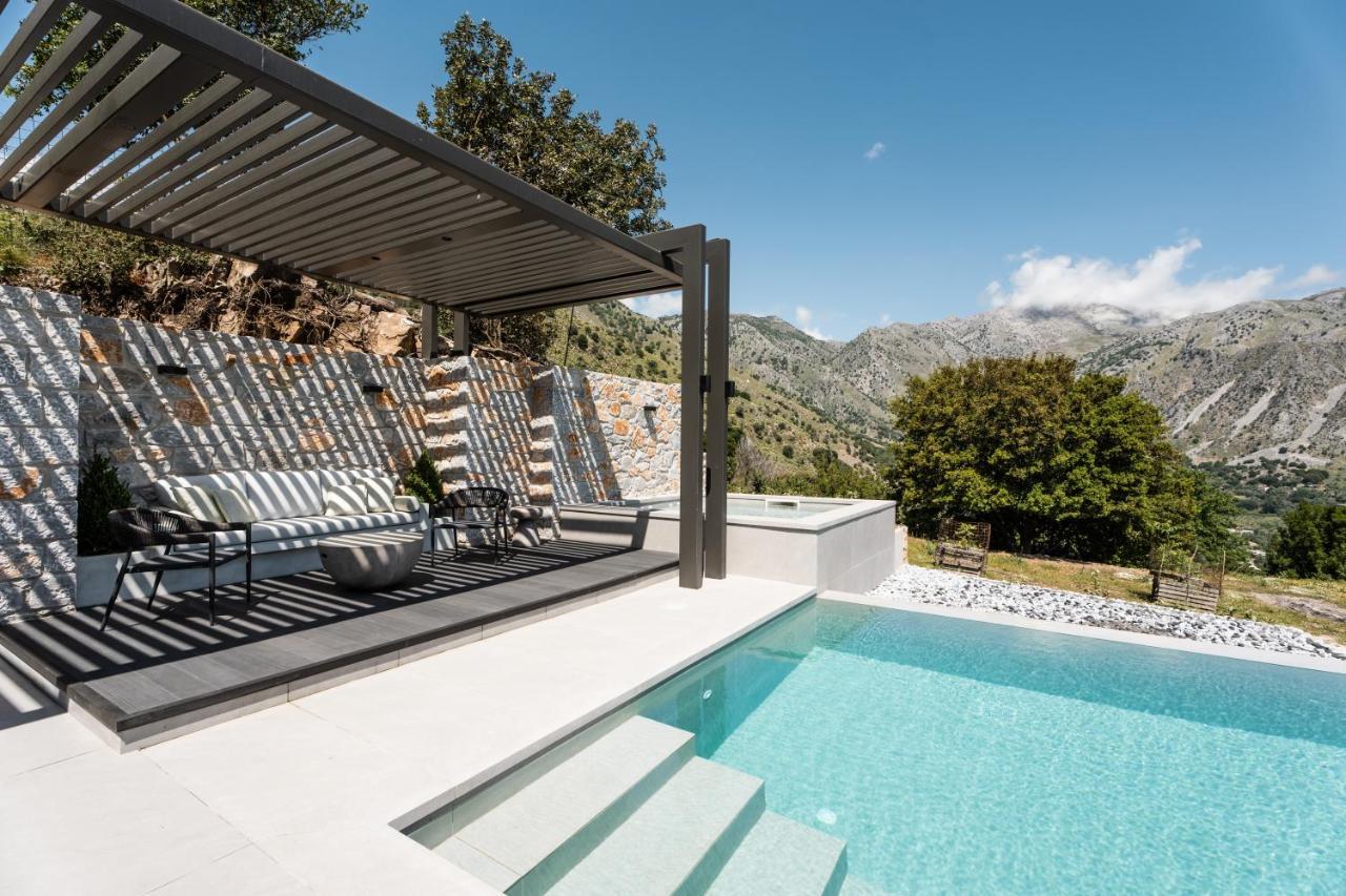 Eumelia Iconic Villa, With Heated Pool & Whirlpool, By Thinkvilla Asi Gonia Exterior photo