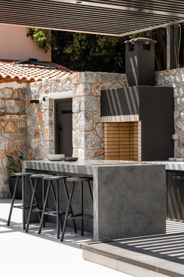 Eumelia Iconic Villa, With Heated Pool & Whirlpool, By Thinkvilla Asi Gonia Exterior photo